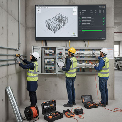 کابل‌کشی برق ساختمان و صنعتی