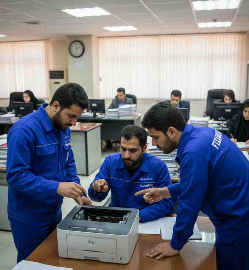 تعمیرات پیشرفته کلیه ماشین‌ های اداری
