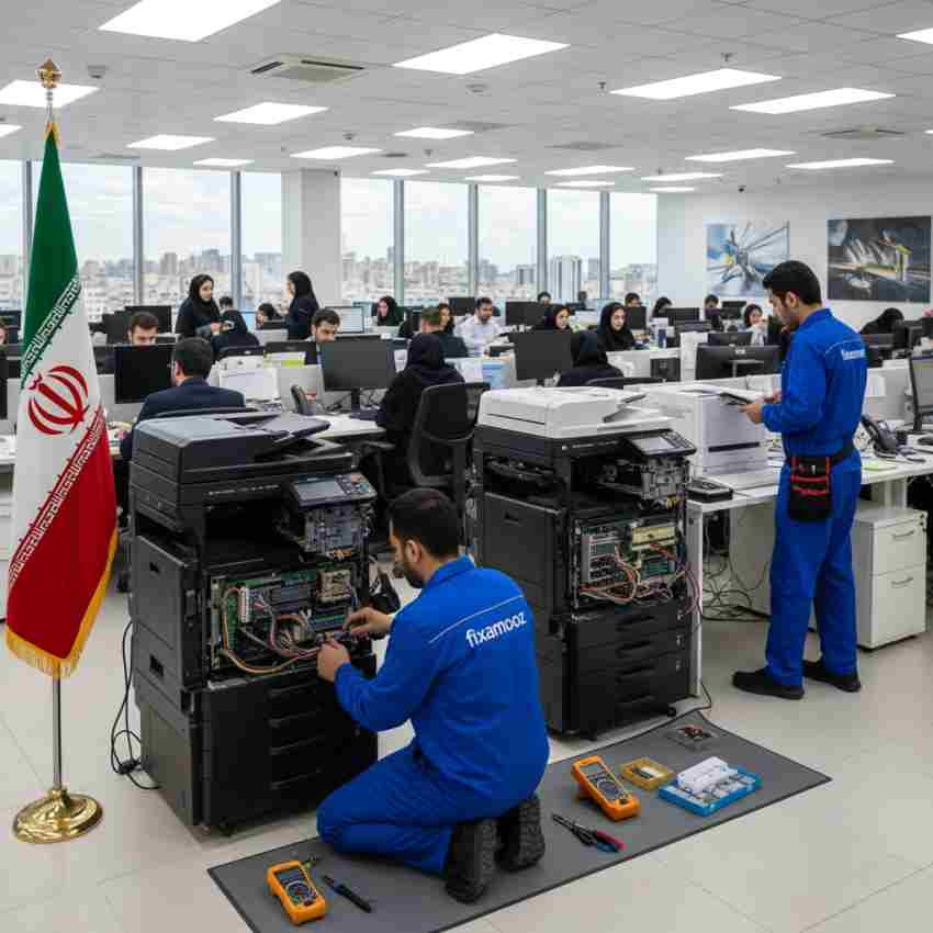 راهنمای جامع عیب‌یابی دستگاه کپی