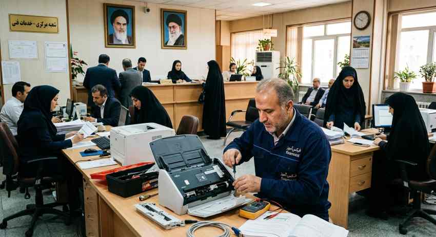 راهنمای جامع عیب‌یابی اسکنر